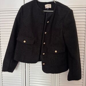 Women's Black Tweed Jacket